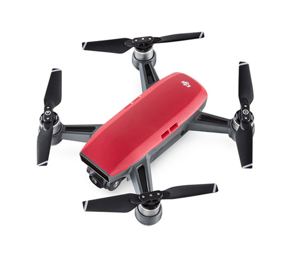 DJI 大疆 晓 Spark 掌上无人机(荔枝红)全能套装